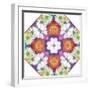 Ornamental Rhomb from Flowers-Alaya Gadeh-Framed Photographic Print