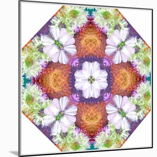 Ornamental Rhomb from Flowers-Alaya Gadeh-Mounted Photographic Print
