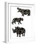 Ornamental Safari Animals II-Regina Moore-Framed Art Print