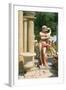 Ornamental Statues, Kefalonia, Greece-Peter Thompson-Framed Photographic Print