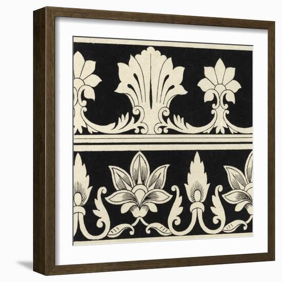 Ornamental Tile Motif II-Vision Studio-Framed Art Print