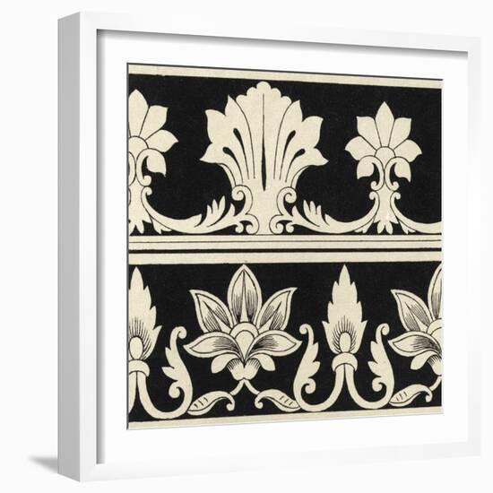 Ornamental Tile Motif II-Vision Studio-Framed Art Print