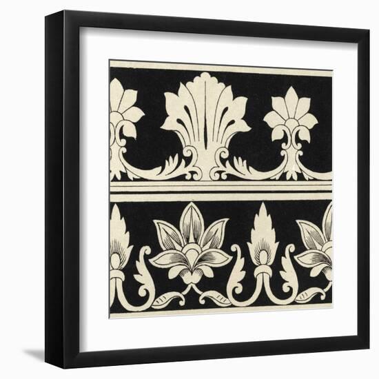 Ornamental Tile Motif II-Vision Studio-Framed Art Print