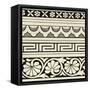 Ornamental Tile Motif III-Vision Studio-Framed Stretched Canvas