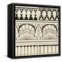 Ornamental Tile Motif VII-Vision Studio-Framed Stretched Canvas