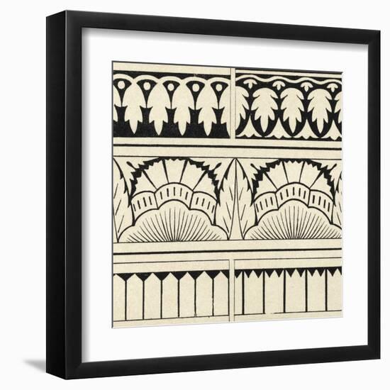 Ornamental Tile Motif VII-Vision Studio-Framed Art Print