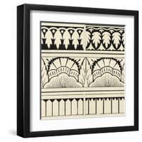 Ornamental Tile Motif VII-Vision Studio-Framed Art Print