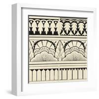 Ornamental Tile Motif VII-Vision Studio-Framed Art Print