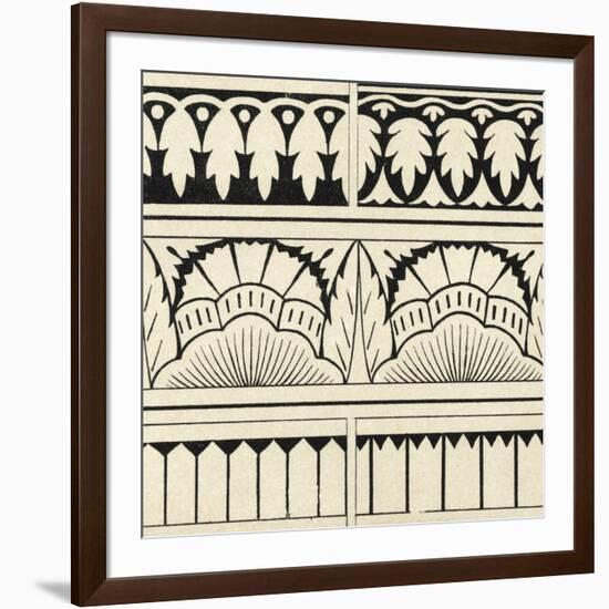 Ornamental Tile Motif VII-Vision Studio-Framed Art Print