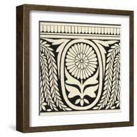 Ornamental Tile Motif VIII-Vision Studio-Framed Art Print