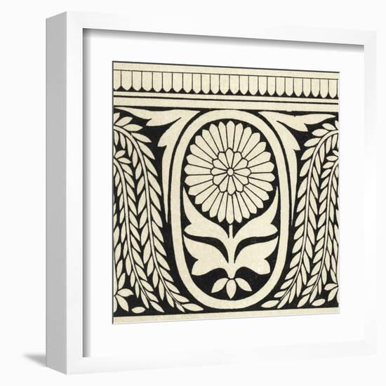 Ornamental Tile Motif VIII-Vision Studio-Framed Art Print