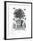 Ornamental Tree in an Urn on a Small Stage-Martin Engelbrecht-Framed Premium Giclee Print