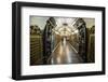 Ornamental Tunnel Through a Mountain Leading to the Guandu Temple, Guandu, Taipeh, Taiwan, Asia-Michael Runkel-Framed Photographic Print