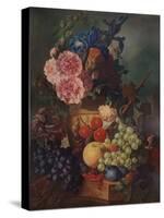'Ornamental Vase of Flowers and Fruit', c1798, (1938)-Jan van Os-Stretched Canvas