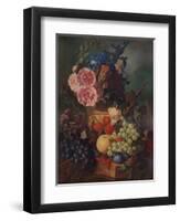 'Ornamental Vase of Flowers and Fruit', c1798, (1938)-Jan van Os-Framed Giclee Print