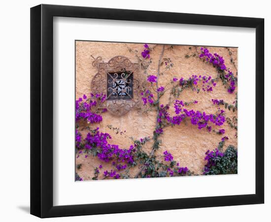 Ornamental Window, San Miguel De Allende, Mexico-Alice Garland-Framed Photographic Print