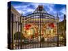 Ornamented Gate of La Fortaleza, San Juan, Puerto-George Oze-Stretched Canvas