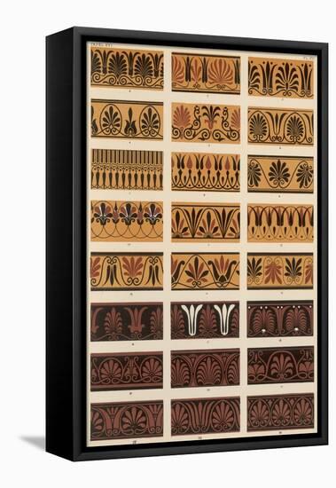 Ornaments from Greek and Etruscan Vases in the British Museum and the Louvre-null-Framed Stretched Canvas