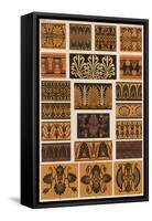 Ornaments from Greek and Etruscan Vases in the British Museum and the Louvre-null-Framed Stretched Canvas