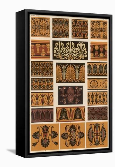 Ornaments from Greek and Etruscan Vases in the British Museum and the Louvre-null-Framed Stretched Canvas