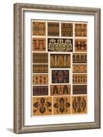 Ornaments from Greek and Etruscan Vases in the British Museum and the Louvre-null-Framed Art Print