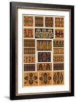 Ornaments from Greek and Etruscan Vases in the British Museum and the Louvre-null-Framed Art Print