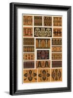 Ornaments from Greek and Etruscan Vases in the British Museum and the Louvre-null-Framed Art Print