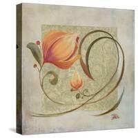 Ornaments in Peach I-Patricia Pinto-Stretched Canvas