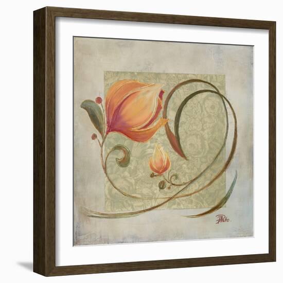 Ornaments in Peach I-Patricia Pinto-Framed Art Print