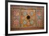 ornaments Khiva Uzbekistan-null-Framed Art Print