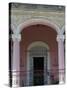 Ornate Balcony of Old House Along Paseo Del Prado, Old Havana, Cuba, West Indies, Central America-John Harden-Stretched Canvas