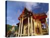 Ornate Buddhist Temple, Ao Patong, Koh Phuket, Thailand-Robert Francis-Stretched Canvas
