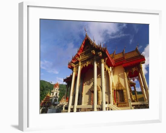 Ornate Buddhist Temple, Ao Patong, Koh Phuket, Thailand-Robert Francis-Framed Photographic Print