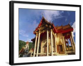 Ornate Buddhist Temple, Ao Patong, Koh Phuket, Thailand-Robert Francis-Framed Photographic Print