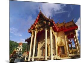 Ornate Buddhist Temple, Ao Patong, Koh Phuket, Thailand-Robert Francis-Mounted Photographic Print