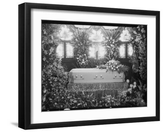 Ornate Casket Display-Dick Whittington Studio-Framed Photographic Print