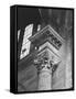 Ornate Classical Corinthian Column in Interior of Penn Station-Walker Evans-Framed Stretched Canvas