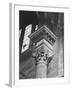 Ornate Classical Corinthian Column in Interior of Penn Station-Walker Evans-Framed Photographic Print