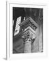 Ornate Classical Corinthian Column in Interior of Penn Station-Walker Evans-Framed Photographic Print