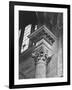 Ornate Classical Corinthian Column in Interior of Penn Station-Walker Evans-Framed Photographic Print