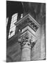 Ornate Classical Corinthian Column in Interior of Penn Station-Walker Evans-Mounted Photographic Print