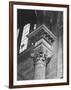 Ornate Classical Corinthian Column in Interior of Penn Station-Walker Evans-Framed Photographic Print