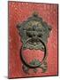 Ornate Detail on a Traditional Door in Simatai, China, Asia-John Woodworth-Mounted Photographic Print