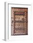 Ornate Door Detail of Jabrin Fort, Jabrin, Nizwa, Ad Dakhiliyah Governorate, Oman.-Cahir Davitt-Framed Photographic Print