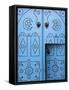 Ornate Door in Sidi Bou Said-Philippe Lissac-Framed Stretched Canvas