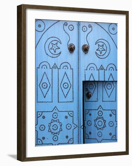 Ornate Door in Sidi Bou Said-Philippe Lissac-Framed Photographic Print