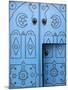 Ornate Door in Sidi Bou Said-Philippe Lissac-Mounted Photographic Print