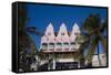 Ornate Dutch Building Oranjestad Aruba-George Oze-Framed Stretched Canvas