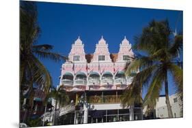 Ornate Dutch Building Oranjestad Aruba-George Oze-Mounted Photographic Print