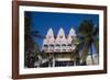 Ornate Dutch Building Oranjestad Aruba-George Oze-Framed Photographic Print